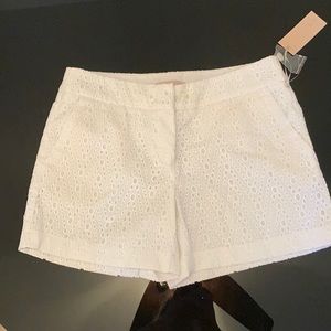 Saint Tropez West - Patterned white shorts size 4
